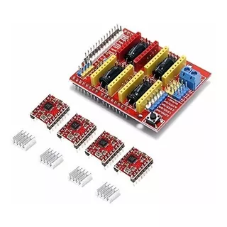 Kit Para Impresora 3d Arduino Shield + 4pcs A4988