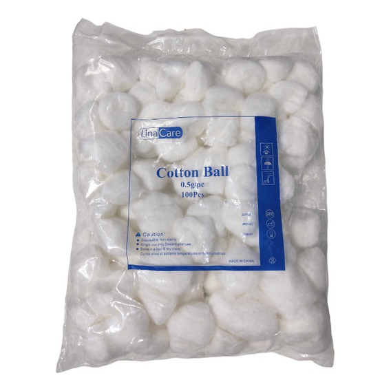 Torulas De Algodón  Premium 0,5gr X 100 Unidades. V/a