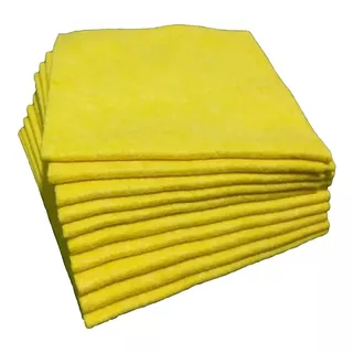  5 Unidades Pano Amarelo Multiuso Feltro Pia Limpeza Cozinha