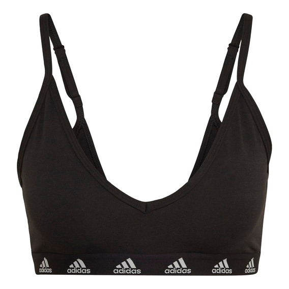 Top Deportivo adidas Purebare Soporte Ligero - Negro adidas