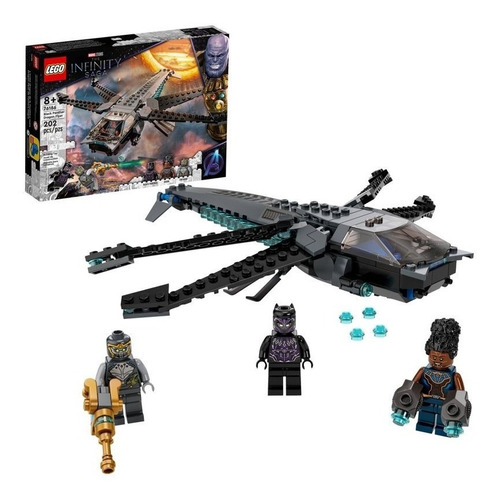 Kit Lego Marvel Dragon Flyer De Black Panther 76186 +8 Años Cantidad de piezas 202