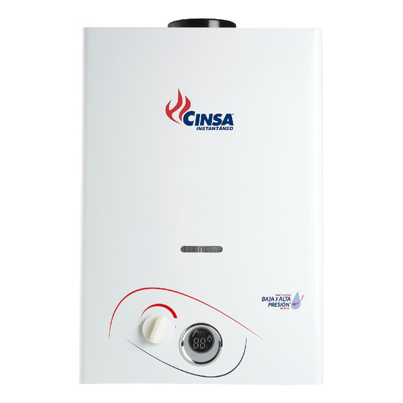 Calentador de agua a gas GLP Cinsa CIN-06 B blanco