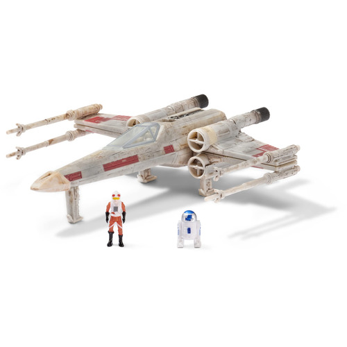 Star Wars Micro Galaxy Squadron Clase Starfighter Luke Skywalker's X-wing - Vehículo De 5 Pulgadas Con 1 Pulgada Luke Skywalker Y Micro Cifras R2-d2
