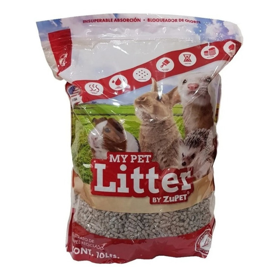 Sustrato Papel My Pet Litter 10litros,cobaya, Hamster,erizo,