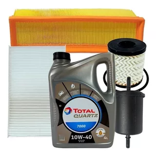 Kit 4 Filtros Orig + Aceite Citroen C3 Picasso 1.6 16v Nafta