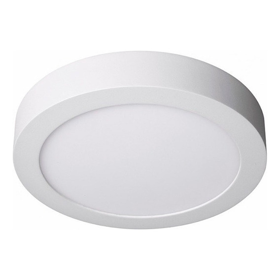 Foco Sobrepuesto Redondo 24w Led Luz Blanca Fria Plafon