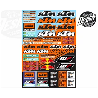 Paquete De Calcomanias  Ktm Stickers Pack