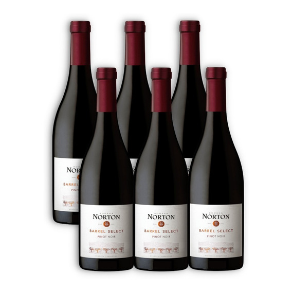 Vino Norton Barrel Select Pinot Noir Caja X6u 750ml Mendoza