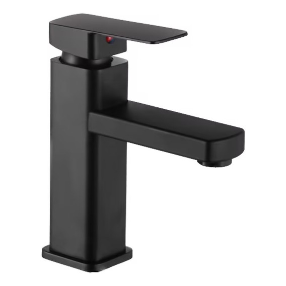 Llave Monomando Lavatorio Negro Premium