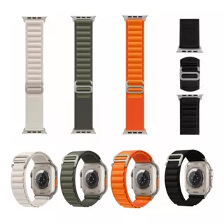 Correa Apple Watch Nylon Ultra 42, 44, 45, 49 Mm