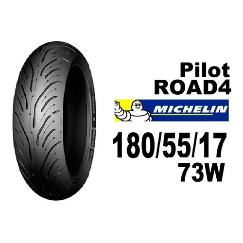 Cubierta trasero para moto Michelin Pilot Road 4 sin cámara de 180/55 ZR17 W 73 x 1 unidad