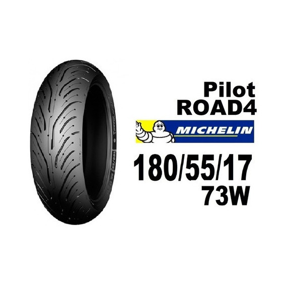 Cubierta trasero para moto Michelin Pilot Road 4 sin cámara de 180/55 ZR17 W 73 x 1 unidad