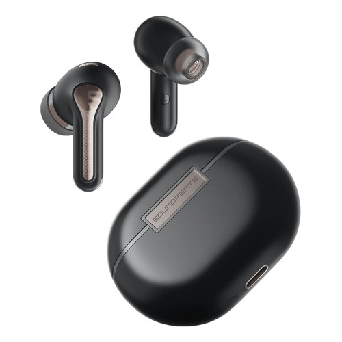 Audífonos Soundpeats Capsule3 Pro Hi-res Bluetooth 5.3 Color Negro