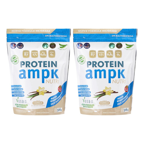 Combo Ampk Protein Suplemento Dietario Vainilla X 2