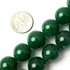 Beads De Ágata Verde Oscuro 14mm