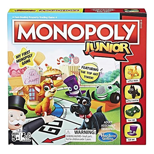 Juego De Mesa Monopoly Junior, A Partir De 5 Años Exclus