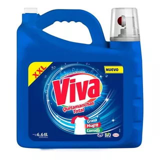 Detergente Líquido Viva Regular Quitamanchas Total 6.64l