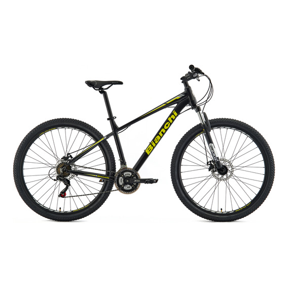 Bianchi Stone Mountain 29 Negro Semi Matte Amarillo