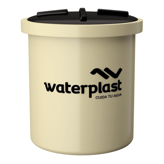 Tanque De Agua Waterplast Tricapa Color Crema 100 Litros