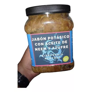 Jabon Potasico Con Aceite De Neem Y Azufre 1.5 Kilo Soluble.