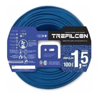 Cable Unipolar 1.5mm Trefilcon Normalizado Certificado 100mt