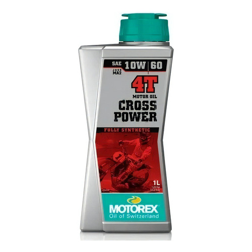 Aceite 100% Sintetico Cross Power 10w60 Motorex