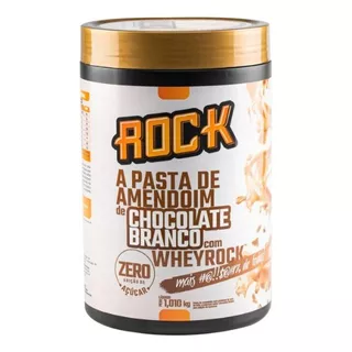 Pasta De Amendoim Rock Com Whey Protein 1kg - Zero Açúcar
