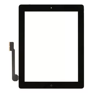 Touch Compatível Com iPad 3 A1403/16/30 + Película Cor Preto