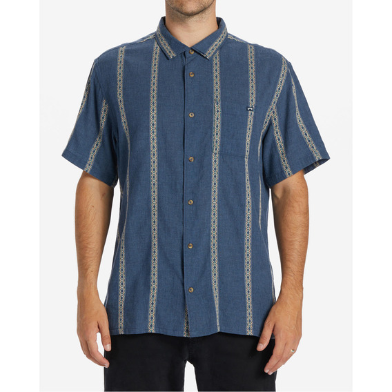 Camisa Billabong Sundays Jacquard Azul