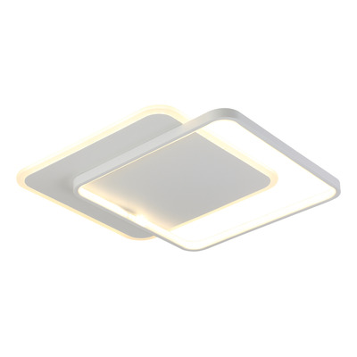 Plafon Led Moderno Blanco Diseño Cuadrado L8872 50cm Mks 