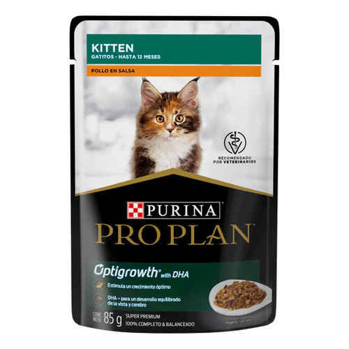 Proplan Kitten Alimento Húmedo Para Gatito 24 Pouches 85 Gr