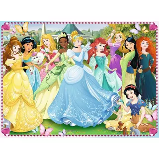 Rompecabezas Ravensburger Princesas Disney 100 Piezas Xxl 6+