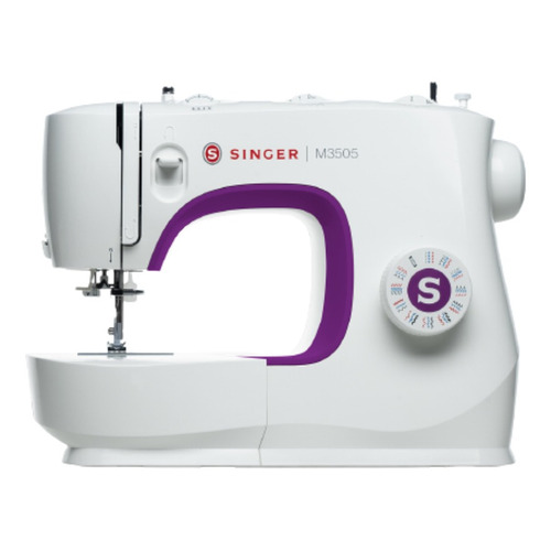 Máquina de coser Singer M3505 portable blanca 120V
