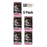 5 Pack Catron Bebé 4.3kg Arena Gatos Aglutinante Bentonita