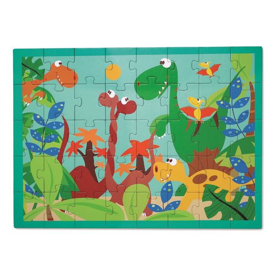 Puzzle 40pcs Dinosaurios Scratch Europe