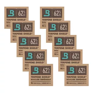 Boveda 62% - 8g Kit C/10un Umidificador Ervas Fumos Alimento