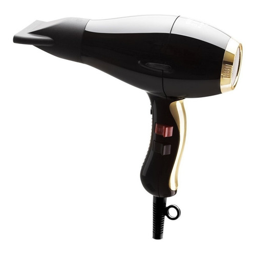 Secadora de cabello Elchim 3900 Healthy Ionic black y gold 220V - 240V