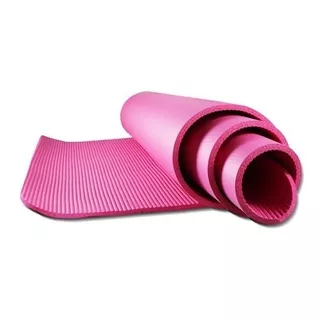 Mat 10mm Yoga Pilates Extra Grueso Color Rosa