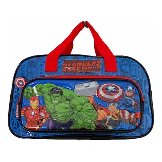 Bolso Avengers Playa Colonia Pileta Lic.oficial Cresko Niños