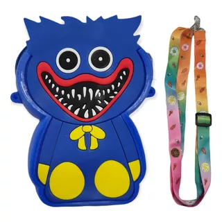 Bandolera Cartera Monedero Huggy Wuggy Pop It Silicona