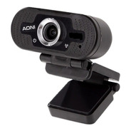 Aoni Camara Web Webcam Usb Pc Full Hd 1080 Plug&play 2 Mics