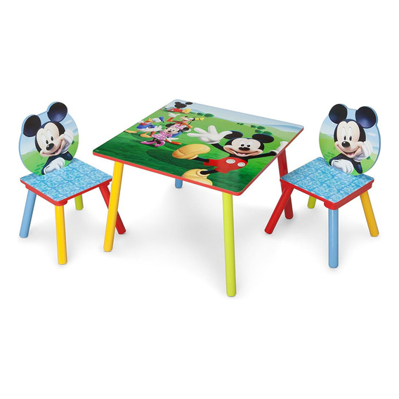 Juego De Mesa Y 2 Sillas C/ Personajes Disney Delta Children