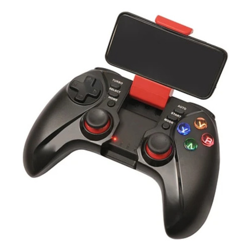 Control Gamepad Inalámbrico Para Smartphones/ Pc Tecmaster Color Rojo