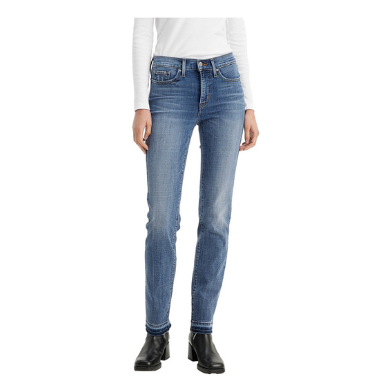 Jeans Mujer 314 Shaping Straight Azul Levis 19631-0210