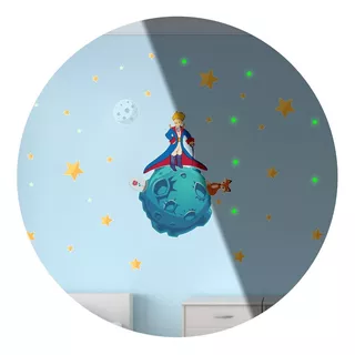 Vinilo Decorativo Infantil + Estrellas Glow In The Dark