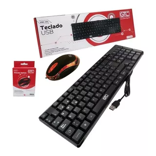 Combo Gtc Teclado Y Mouse Usb Optico  