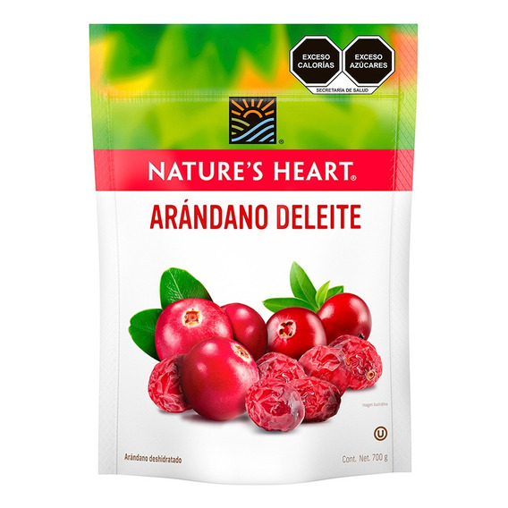 Arándano deshidratado Nature´s Heart Deleite empaque con 700g