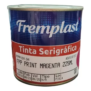 Tinta Para Copos Polipropileno (pp) Rígidos Fpp Print 225ml 