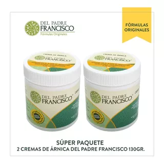 Paquete 2 Cremas Del Padre Francisco 130g. Árnica 