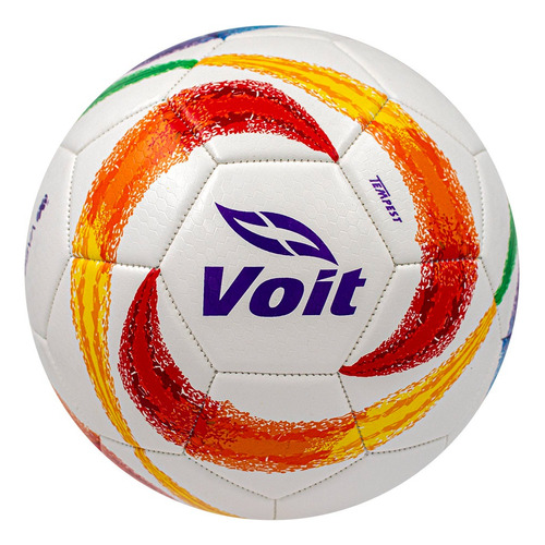 Balón De Fútbol No. 5 Voit Tempest S200 Liguilla Colores Color Blanco